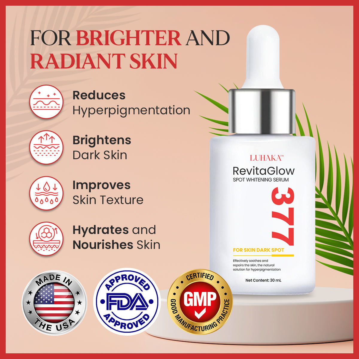 🥇us Luhaka™ 377 Spot Whitening Serum (Made in US)