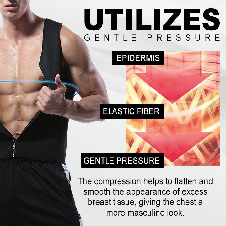Luhaka™ Gynecomastia Compression Zipper Vest