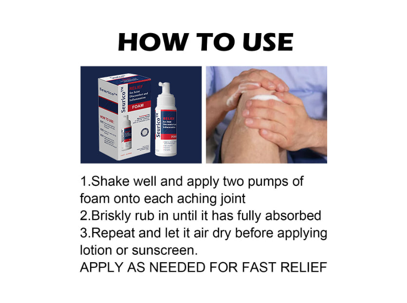 🥇Seurico™ Joint & Bone Pain Foam Spray (Made in AU)