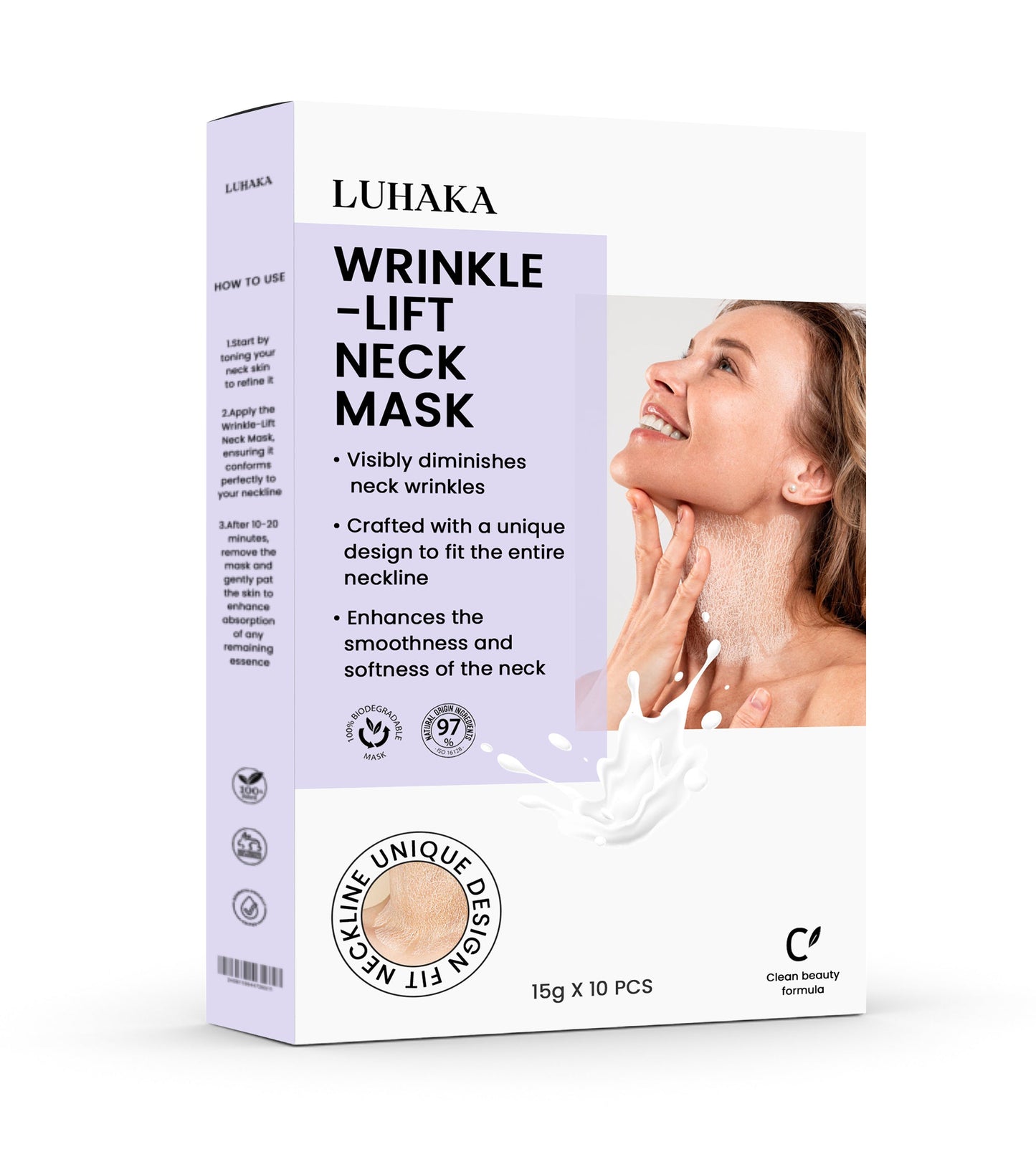 Luhaka™ Wrinkle-Lift Neck Mask