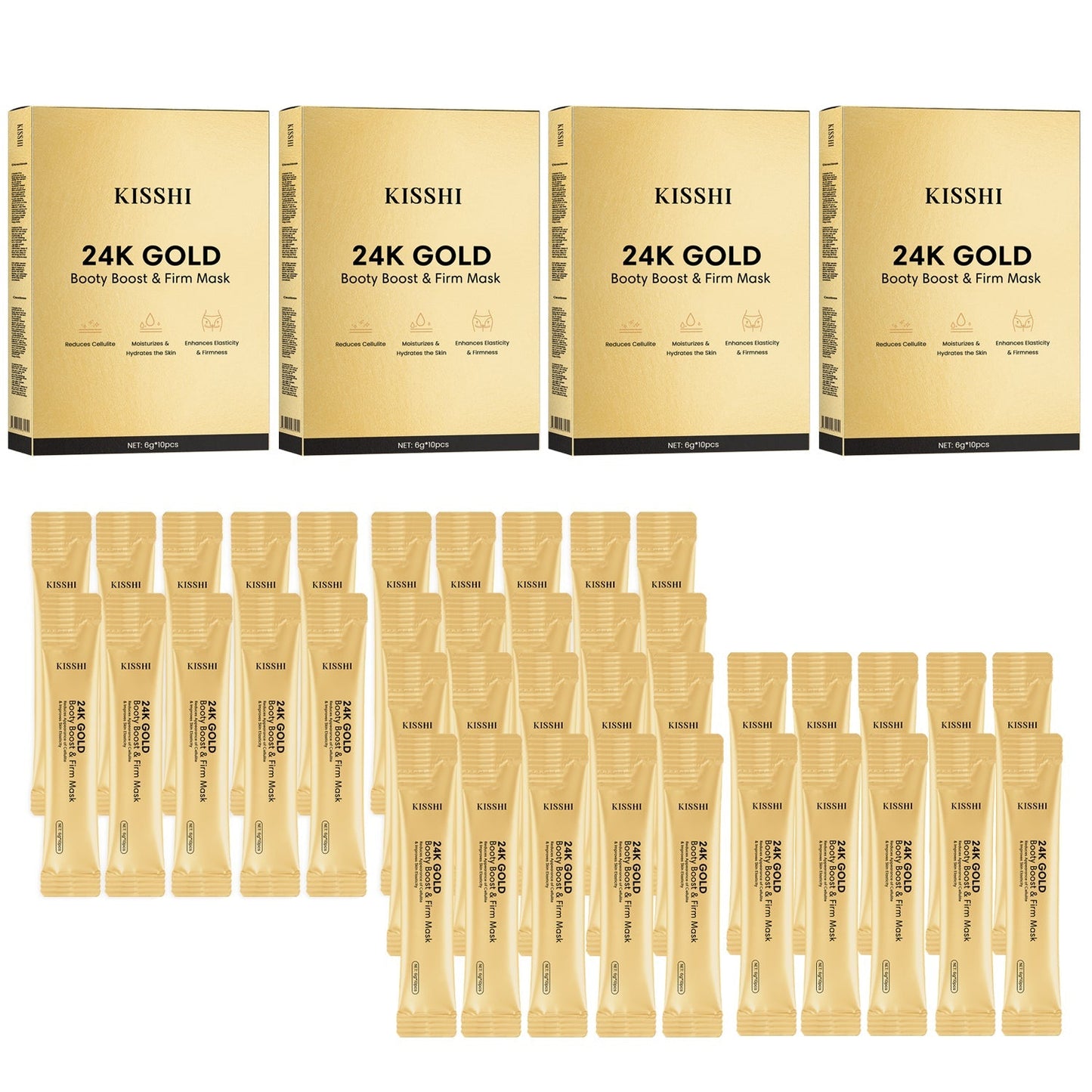 KISSHI™ 24K Gold Booty Boost & Firm Mask(🔥LAST DAY 40% OFF🔥)