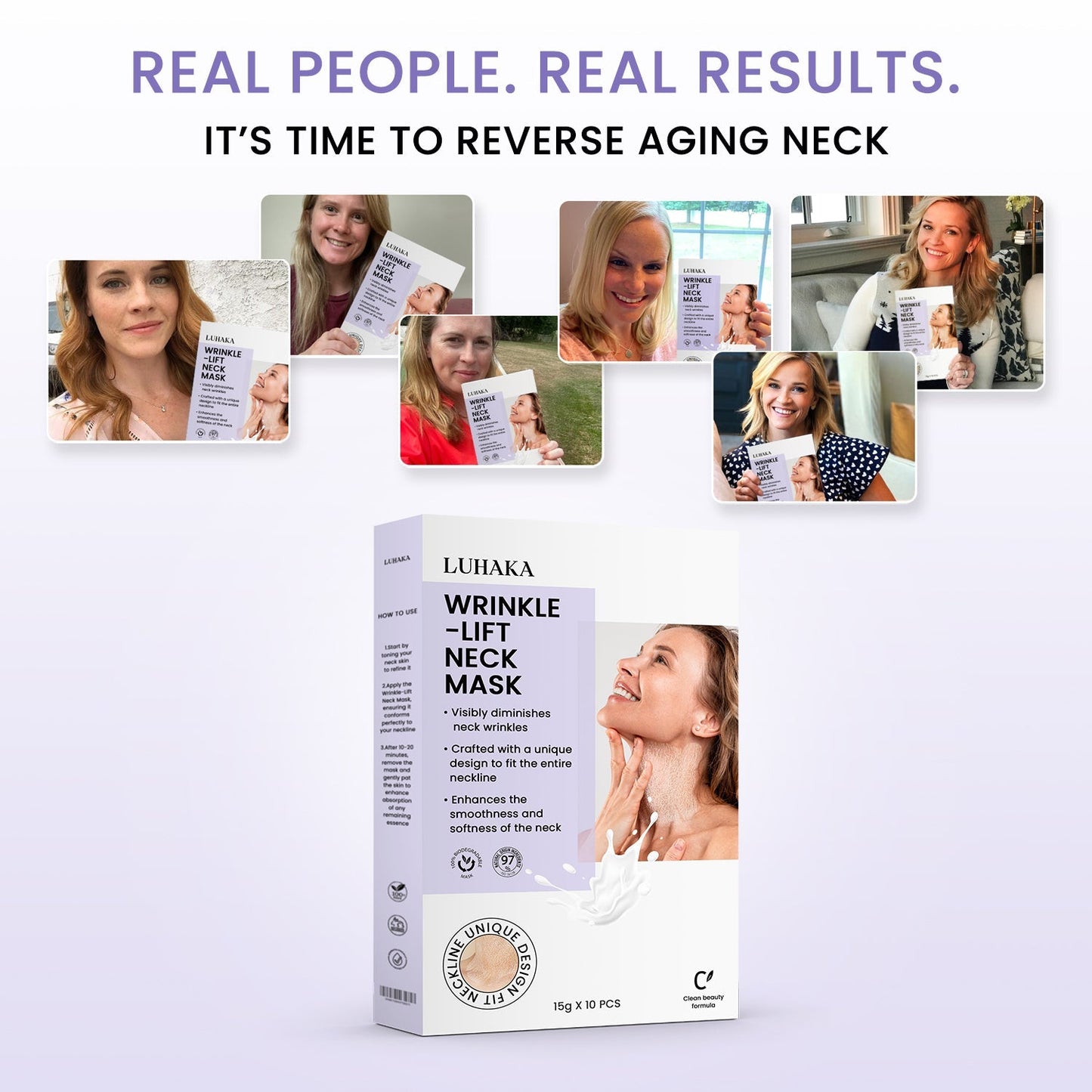Luhaka™ Wrinkle-Lift Neck Mask