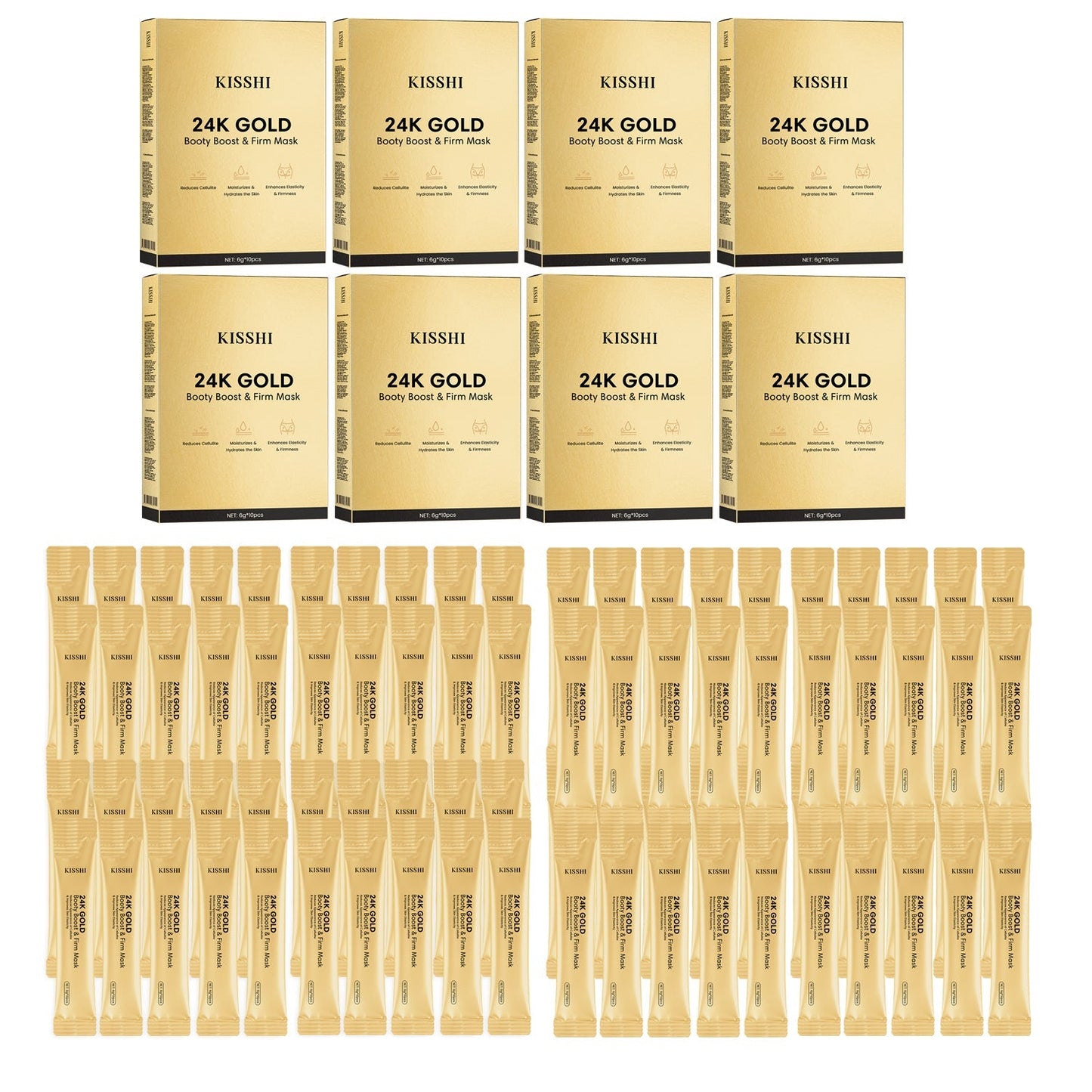 KISSHI™ 24K Gold Booty Boost & Firm Mask(🔥LAST DAY 40% OFF🔥)