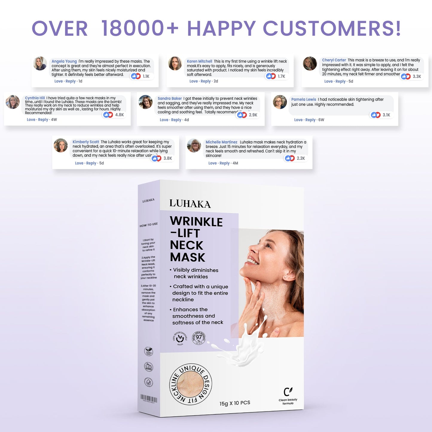 Luhaka™ Wrinkle-Lift Neck Mask