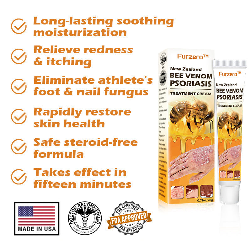 Furzero™ New Zealand Bee Venom Psoriasis Treatment Cream