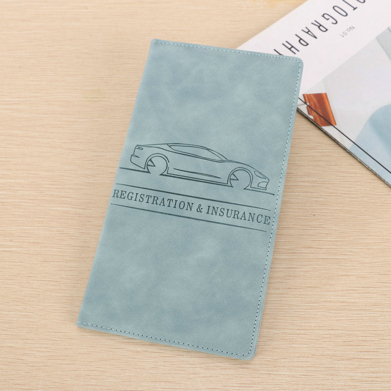 🚘Never Dig Through Your Glove Box Again – Car Registration & Insurance Card Holder