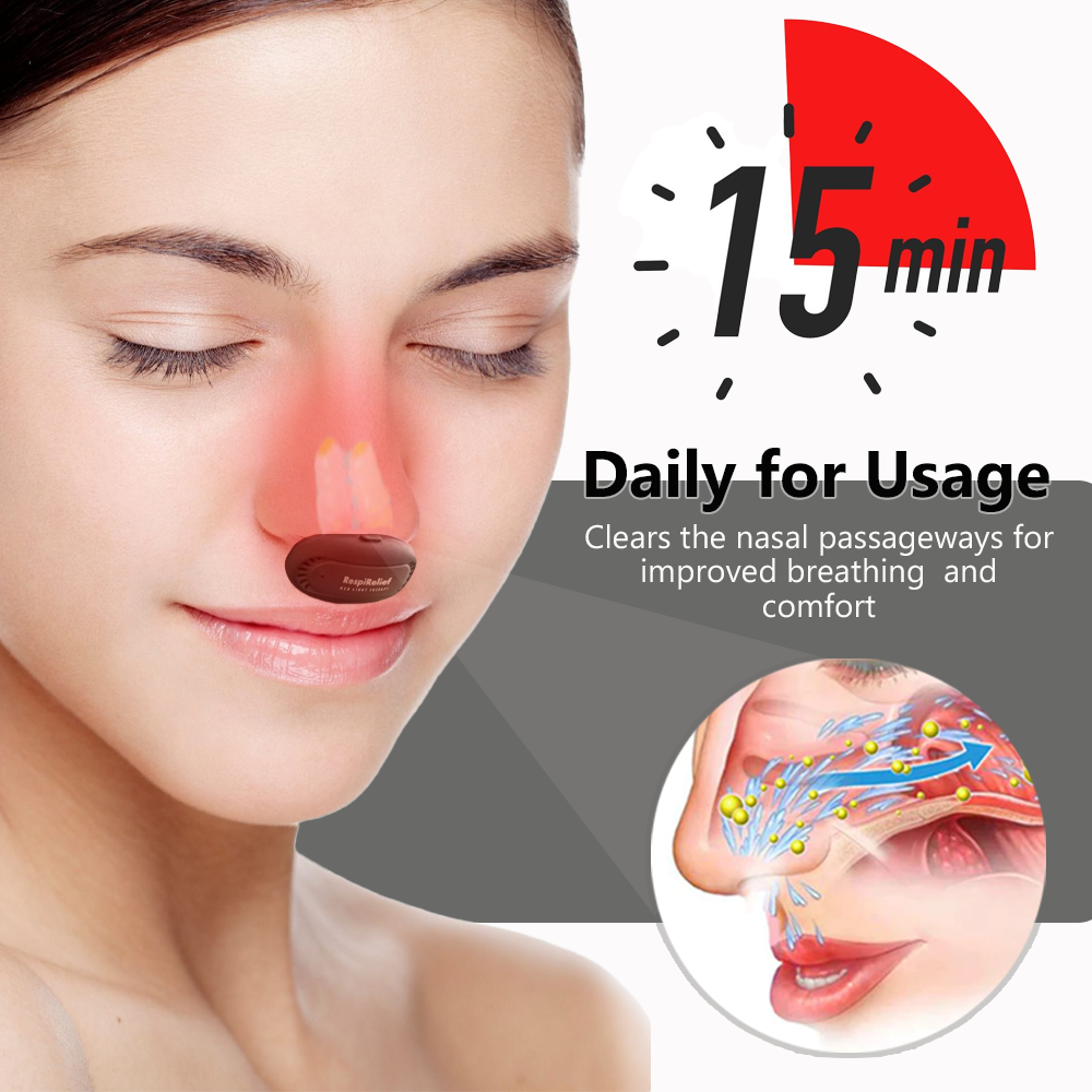 Oveallgo™ RespiRelief Red Light Nasal Therapy Instrument 🔥