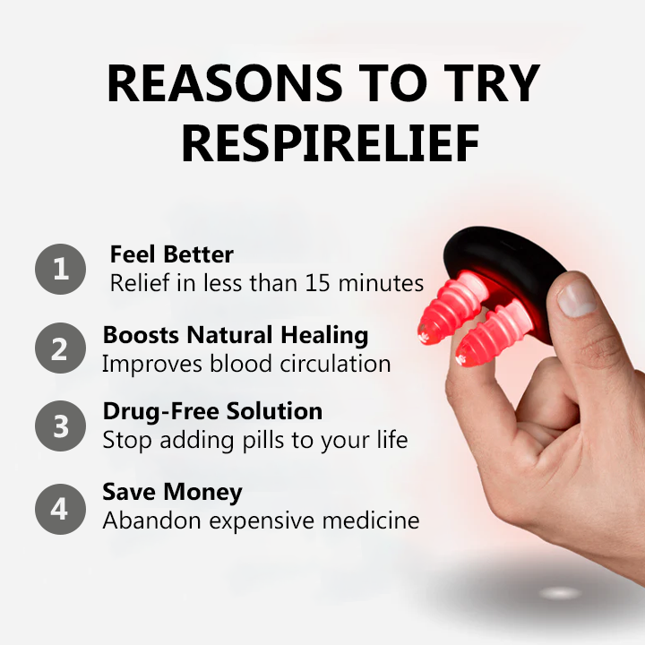 Oveallgo™ RespiRelief Red Light Nasal Therapy Instrument 🔥