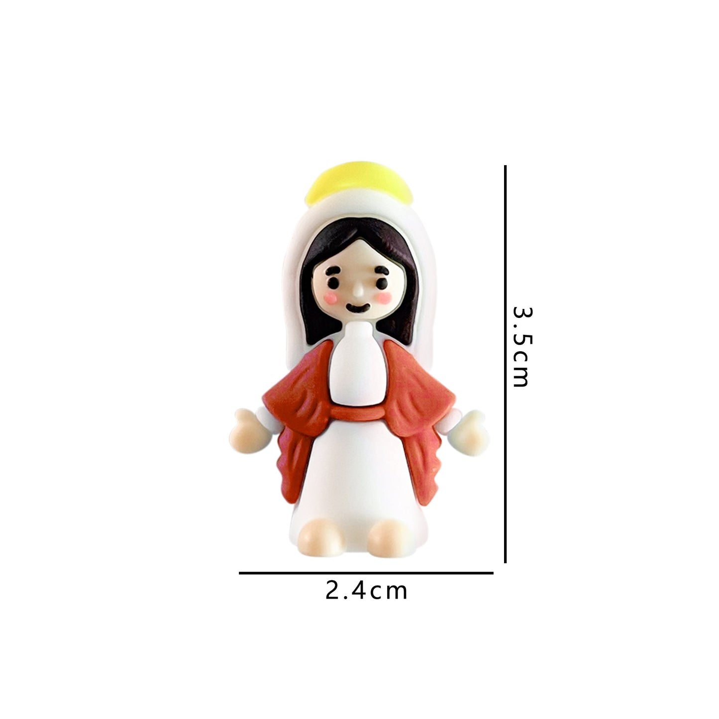 CZTICLE® Mini Santa Maria Figurines (50-Piece/Set)