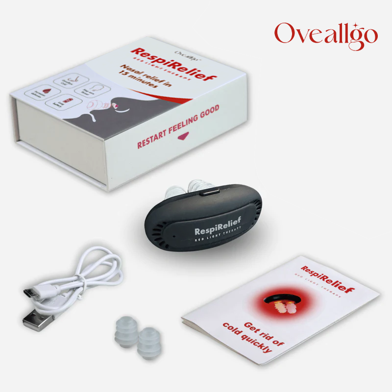 Oveallgo™ RespiRelief Red Light Nasal Therapy Instrument 🔥