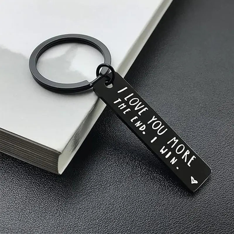๐ Buy 2 Get 1 FREE โ Upgrade Your Keys with a Stylish Slogan Bar Keychain