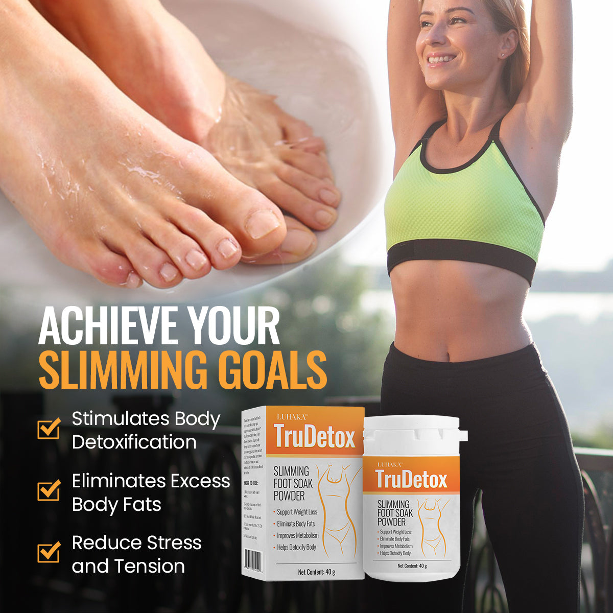 Luhaka™ TruDetox Slimming Foot Soak Powder 🔥🔥