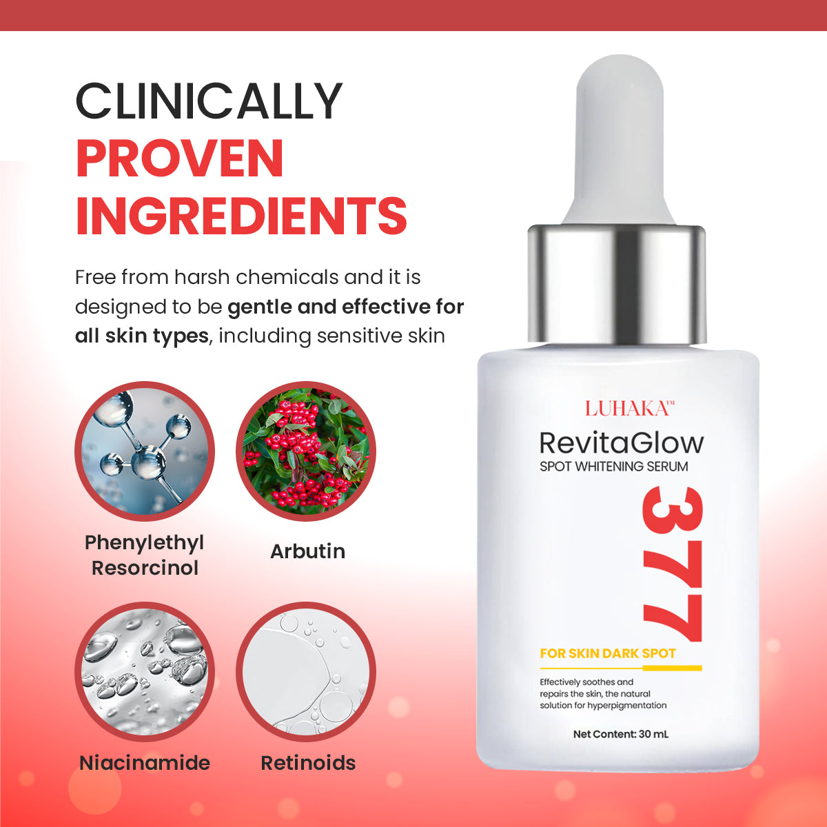 🥇us Luhaka™ 377 Spot Whitening Serum (Made in US)