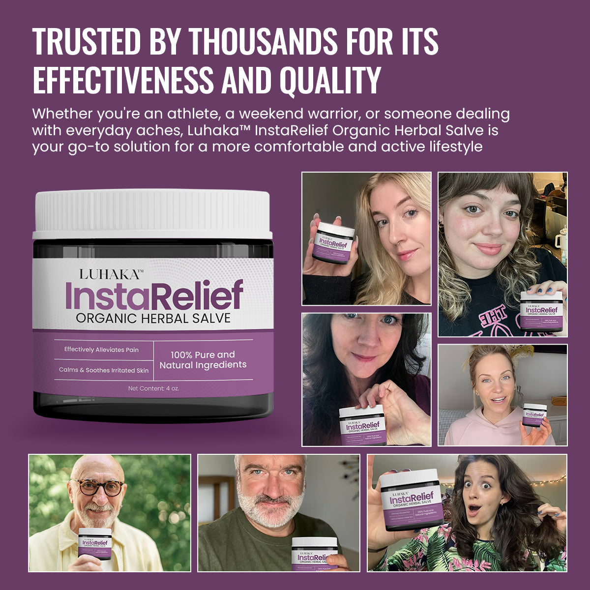 Luhaka™ InstaRelief Organic Herbal Salve