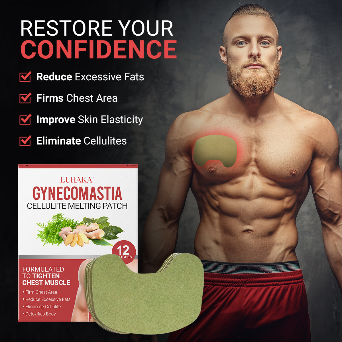 Luhaka™ Gynecomastia Cellulite Melting Patch💥