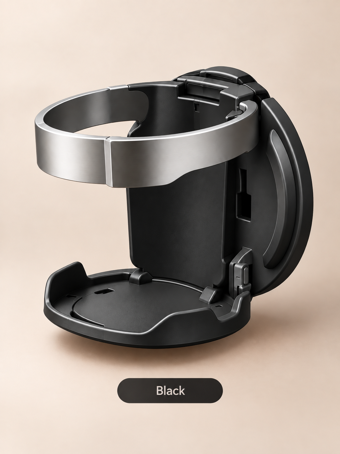 🚗 Foldable Car Door Cup Holder & Phone Stand – No-Drill 2-in-1 Vehicle Organizer