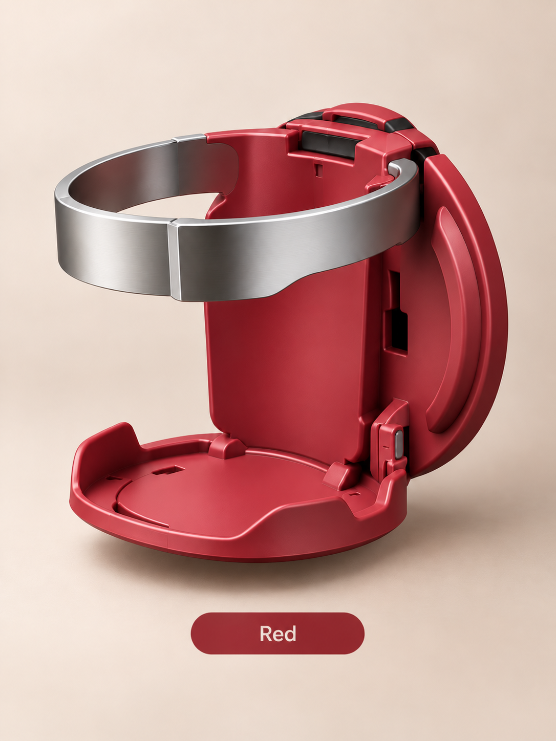 🚗 Foldable Car Door Cup Holder & Phone Stand – No-Drill 2-in-1 Vehicle Organizer