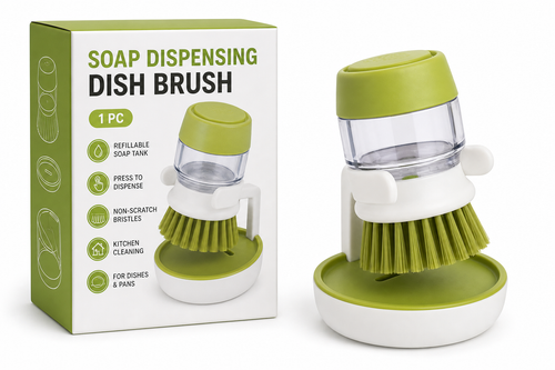 Soap Dispensing Dish Brush