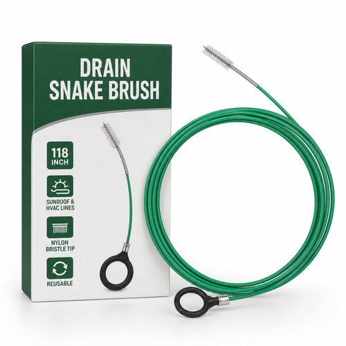 Drain Snake Brush for Sunroof & HVAC Lines