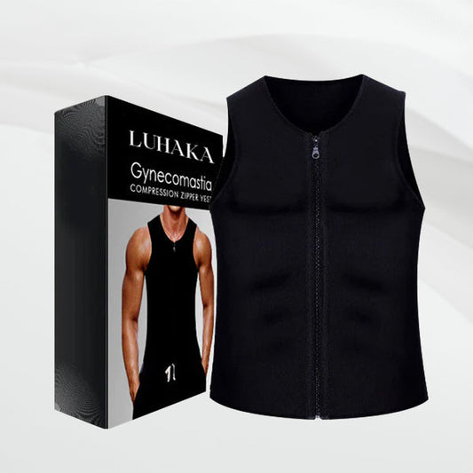 Luhaka™ Gynecomastia Compression Zipper Vest