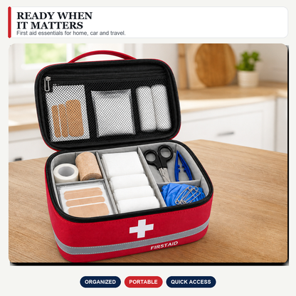 All-in-One Waterproof Emergency Medical Kit for Travel and Everyday Safety