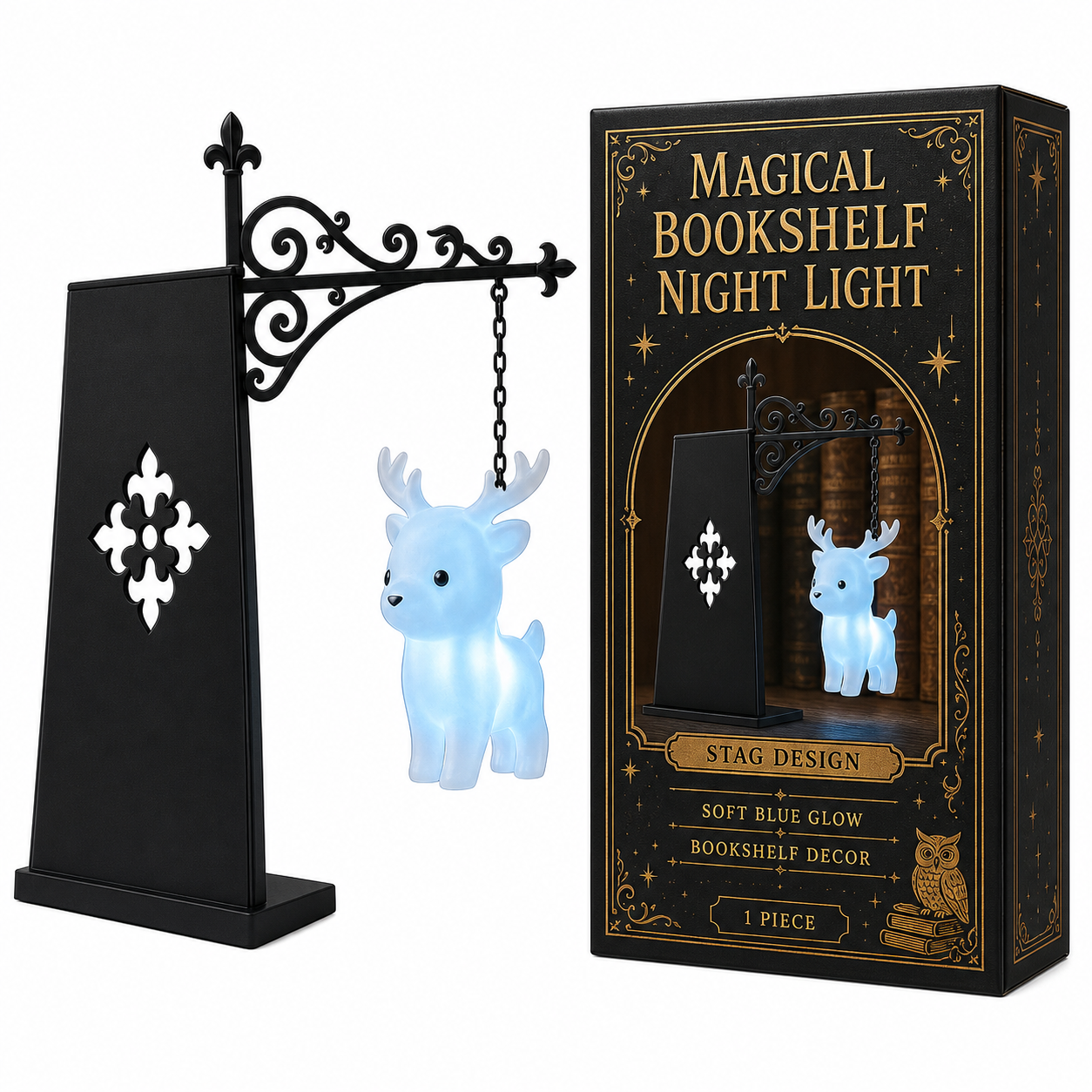 Magical Bookshelf Night Light & Free shipping on orders over $39.99