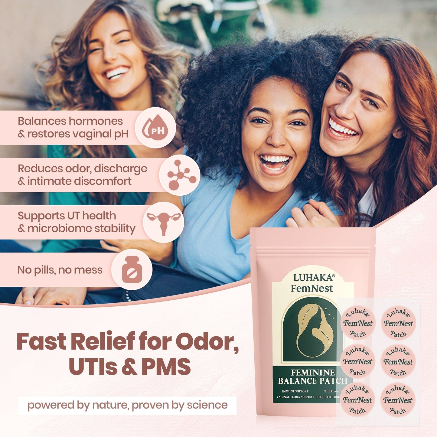 Luhaka® FemNest Feminine Balance Patch