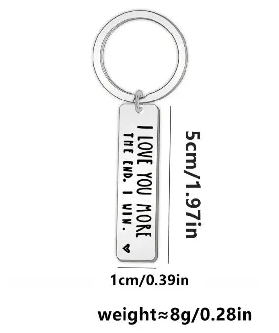 🔑 Buy 2 Get 1 FREE – Upgrade Your Keys with a Stylish Slogan Bar Keychain