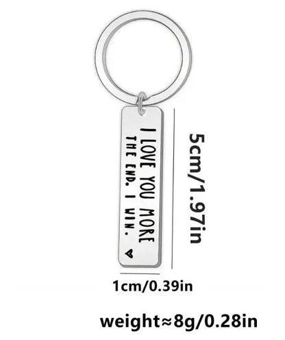 🔑 Buy 2 Get 1 FREE – Upgrade Your Keys with a Stylish Slogan Bar Keychain