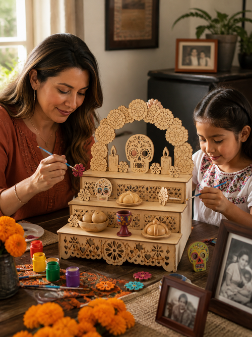 Day of the Dead Ofrenda Shadow Box Kit