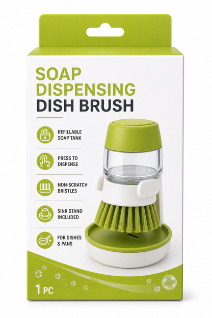 Soap Dispensing Dish Brush