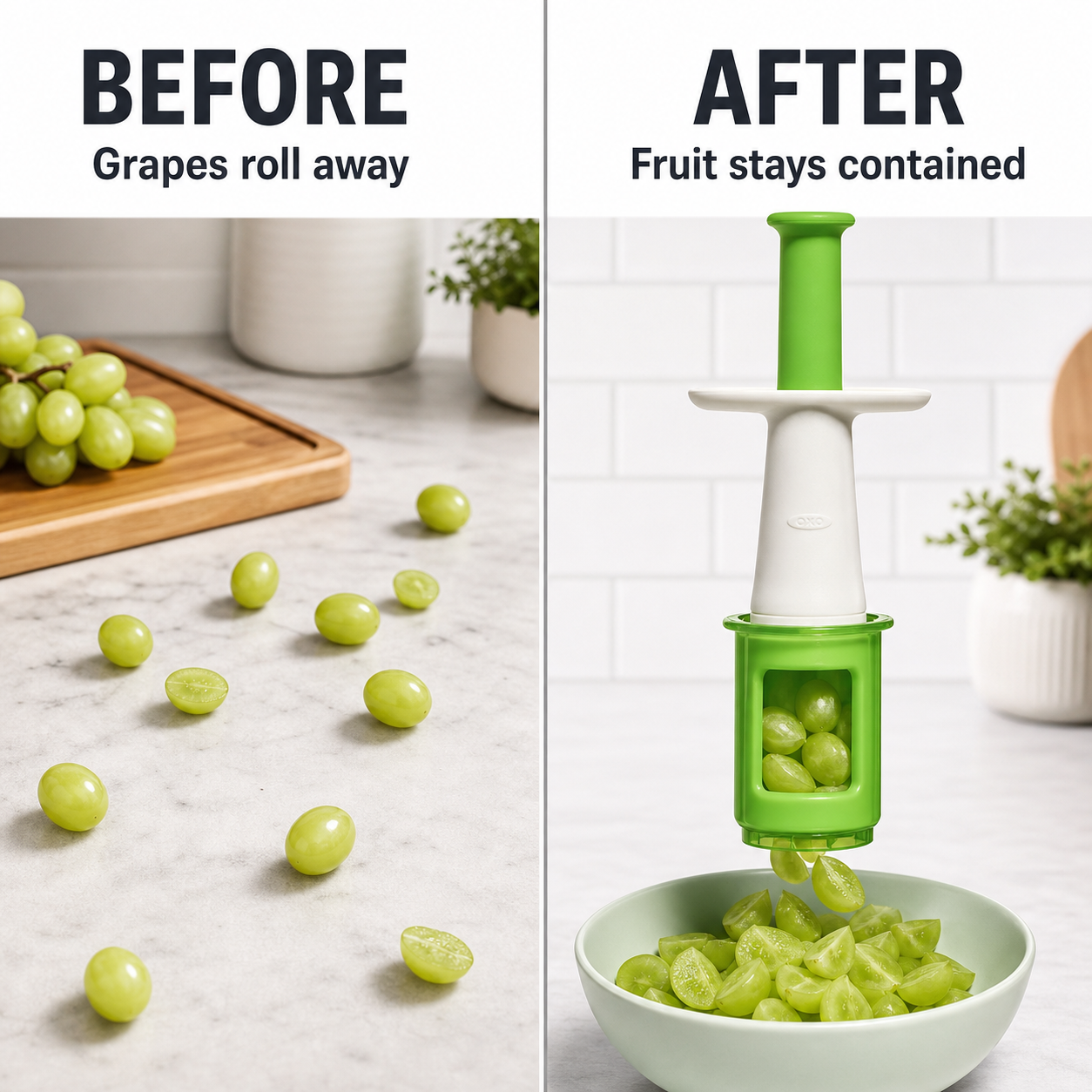 Quick Quarter Grape Cutter displayed in full with no cropping