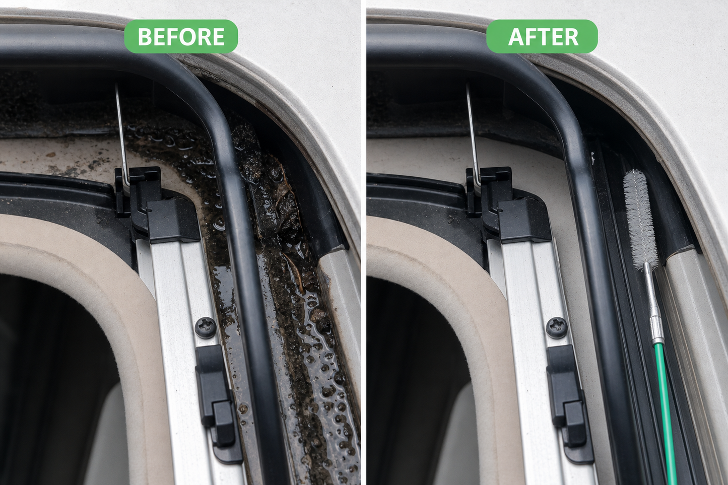 Drain Snake Brush for Sunroof & HVAC Lines