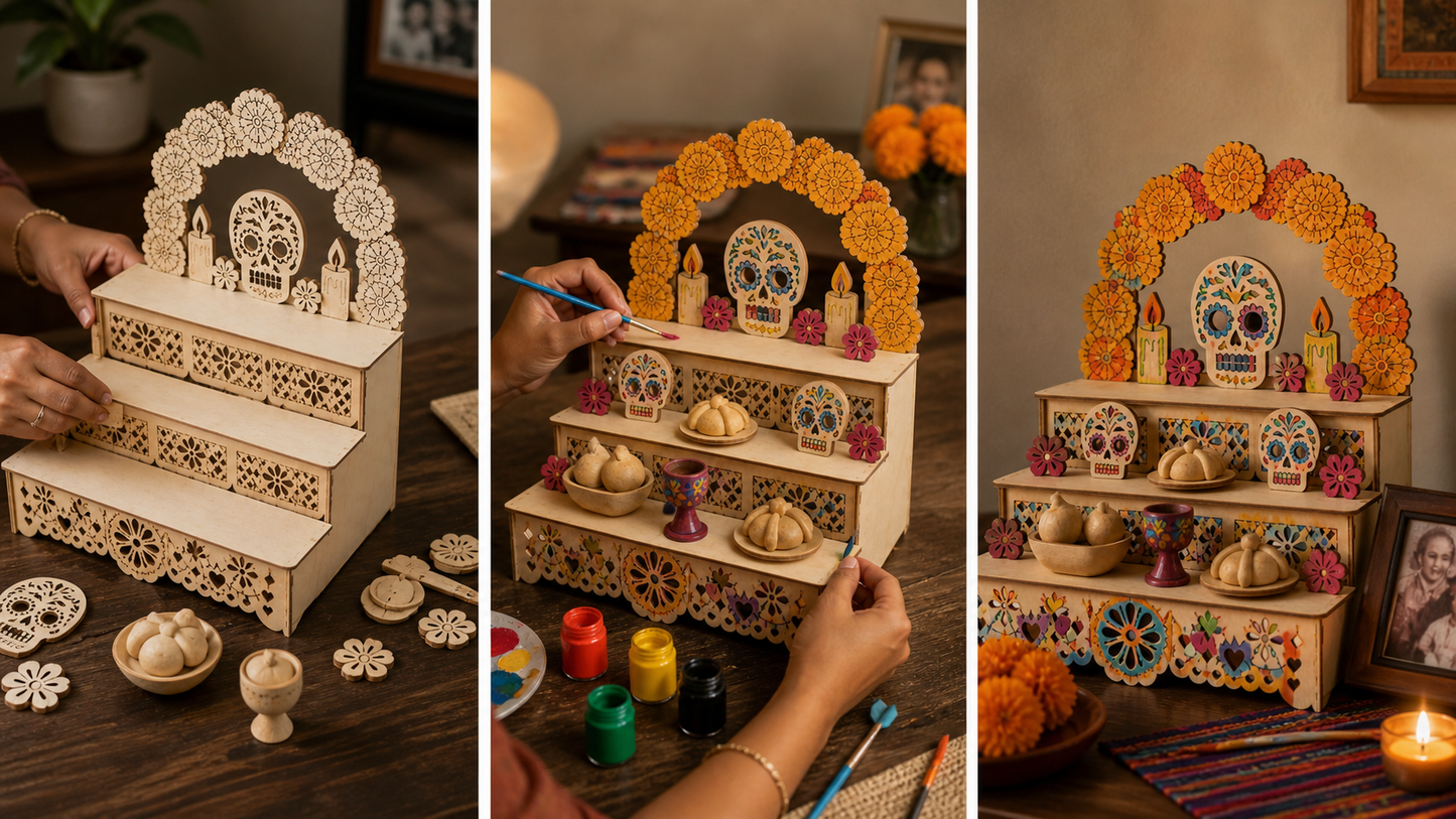 Day of the Dead Ofrenda Shadow Box Kit