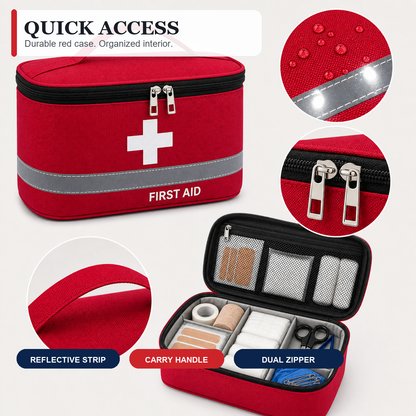 All-in-One Waterproof Emergency Medical Kit for Travel and Everyday Safety
