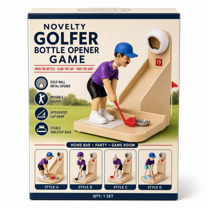 Novelty Golfer Bottle Opener Game Free shipping on orders over $39.99！