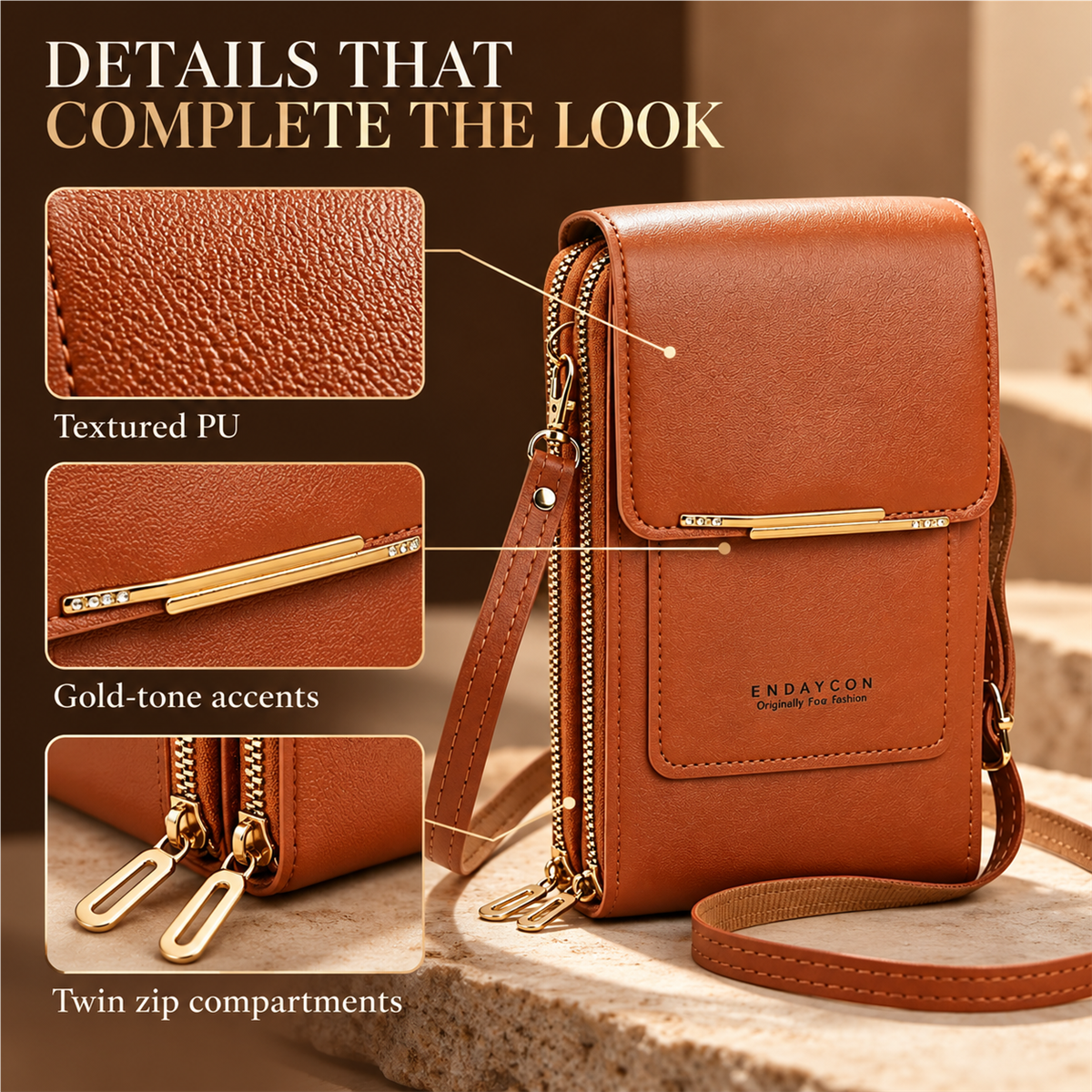 Compact Phone Crossbody Bag