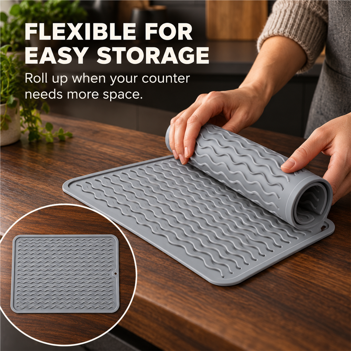 Silicone Dish Drying Mat