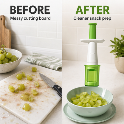 Quick Quarter Grape Cutter