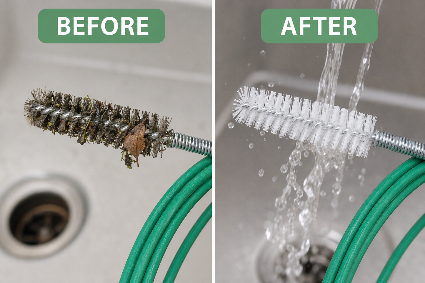 Drain Snake Brush for Sunroof & HVAC Lines