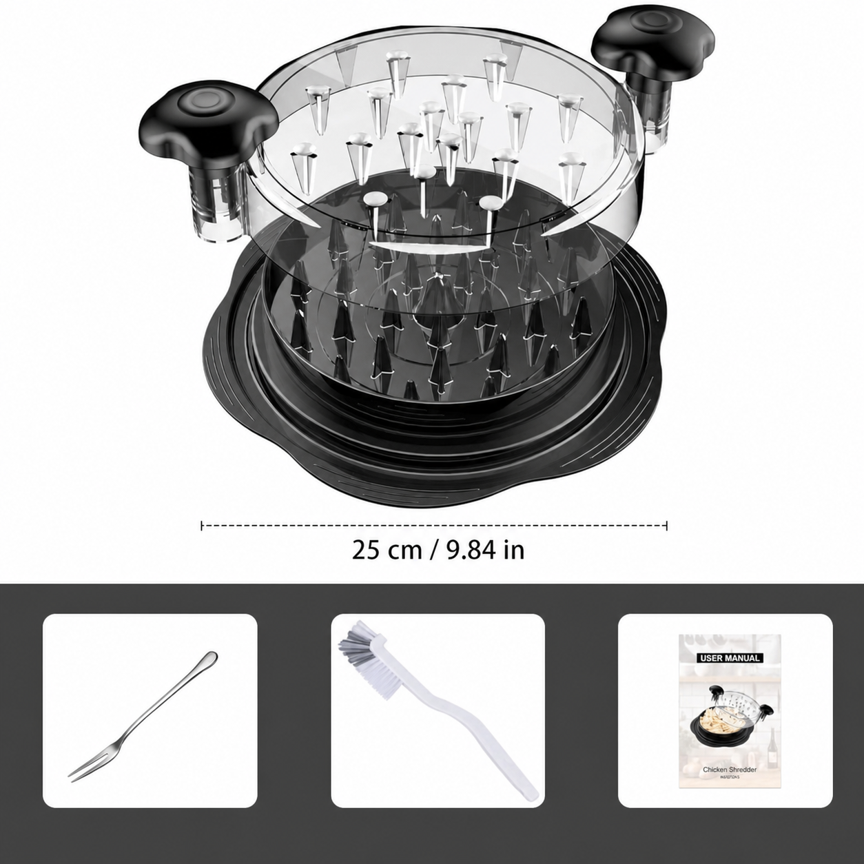 Quick-Twist Chicken Shredder