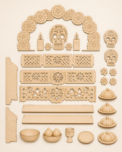 Day of the Dead Ofrenda Shadow Box Kit