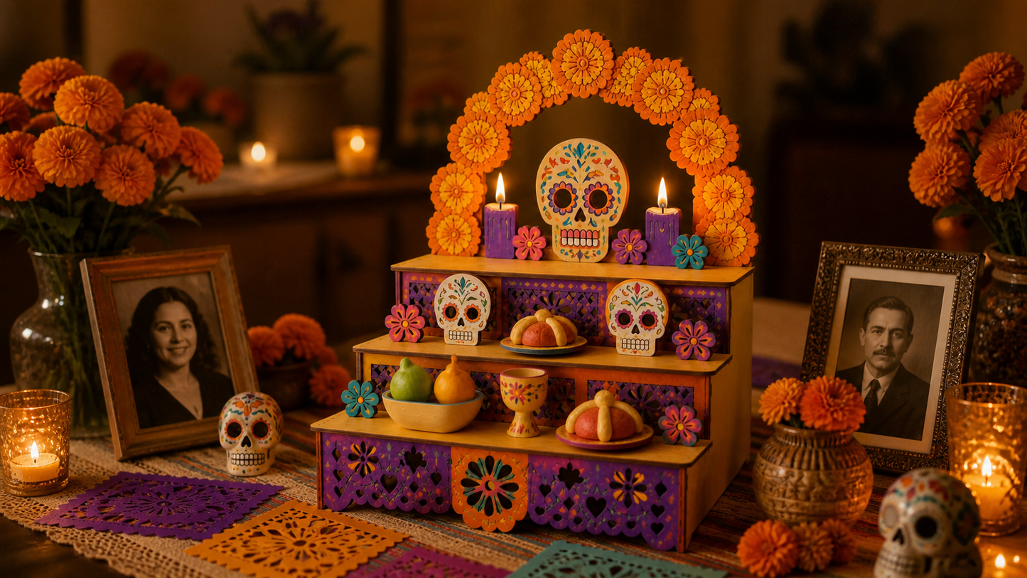 Day of the Dead Ofrenda Shadow Box Kit