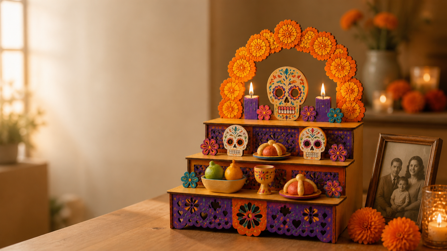 Day of the Dead Ofrenda Shadow Box Kit