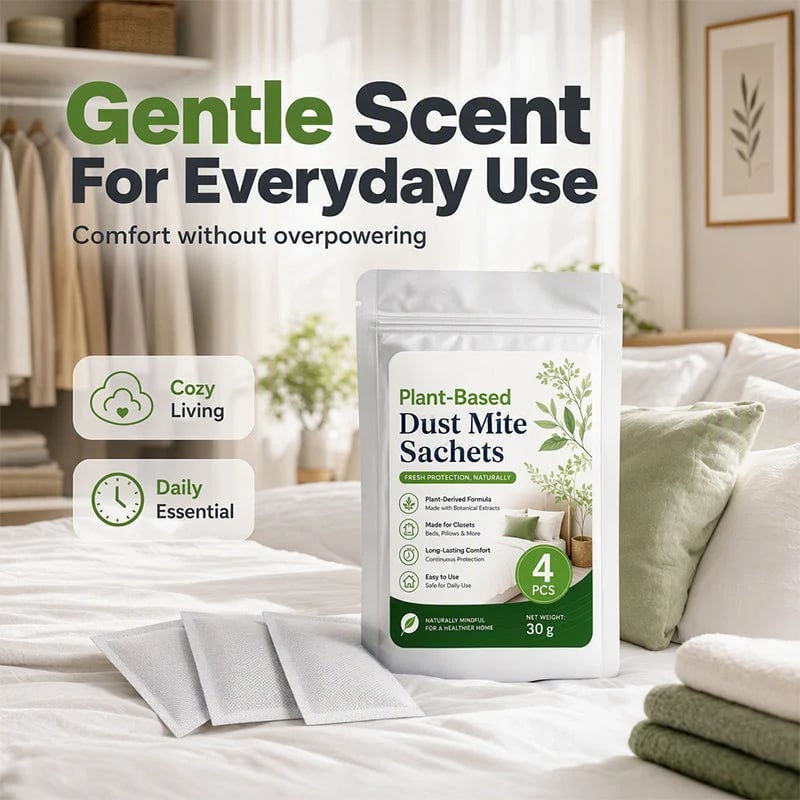 ⏳Limited-time 50% off⏰Plant-Based Mite Repellent Pouches🌿🛡️