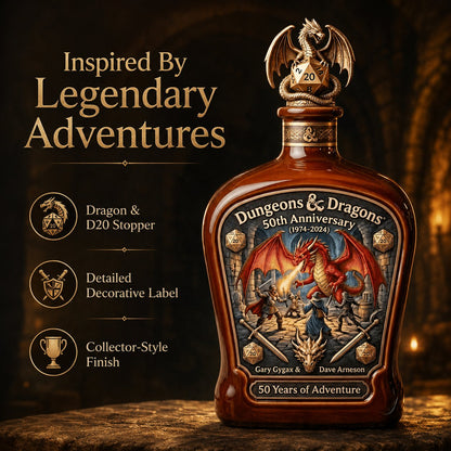 Dungeons & Dragons 50th Anniversary Decanter Bottle