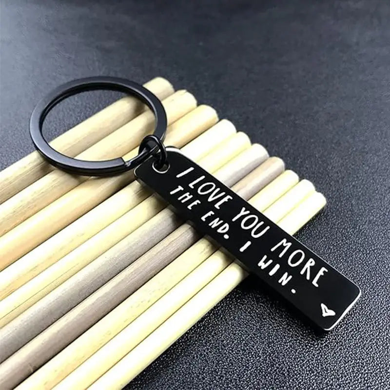 🔑 Buy 2 Get 1 FREE – Upgrade Your Keys with a Stylish Slogan Bar Keychain