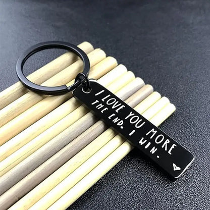 🔑 Buy 2 Get 1 FREE – Upgrade Your Keys with a Stylish Slogan Bar Keychain