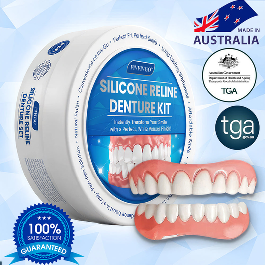 Fivfivgo™ Smart Fit Silicone Reline Denture Set (Made in AU)🌟