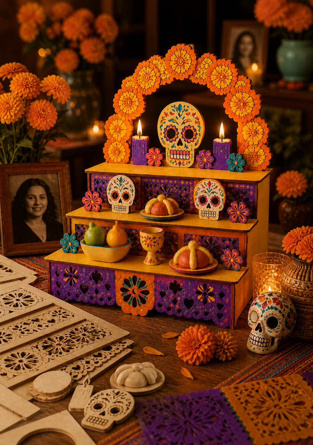 Day of the Dead Ofrenda Shadow Box Kit